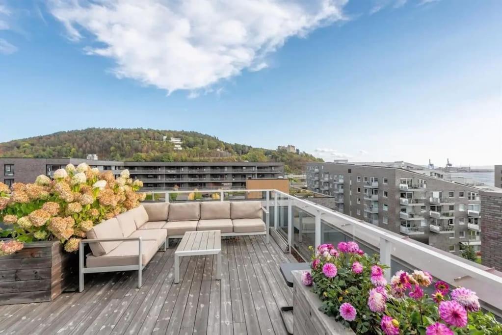 Luxury 2-Bedroom Apartment With Seaview In Oslo City Center Exterior foto